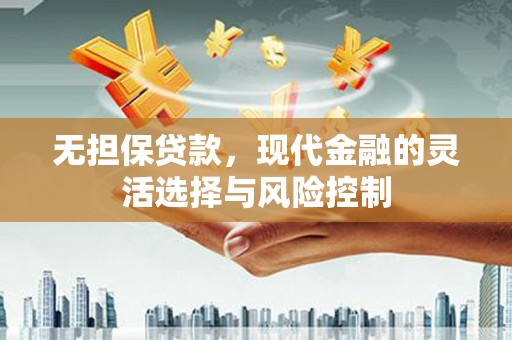涉县无担保贷款，现代金融的灵活选择与风险控制