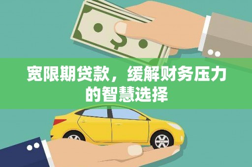 涉县宽限期贷款，缓解财务压力的智慧选择