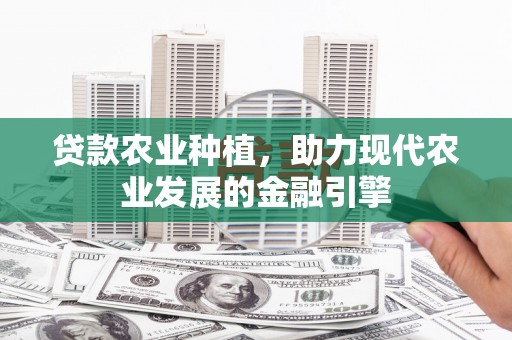 涉县贷款农业种植，助力现代农业发展的金融引擎