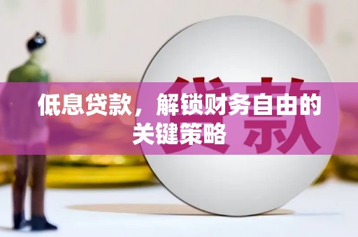 涉县低息贷款，解锁财务自由的关键策略