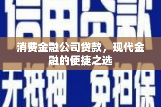 涉县消费金融公司贷款，现代金融的便捷之选
