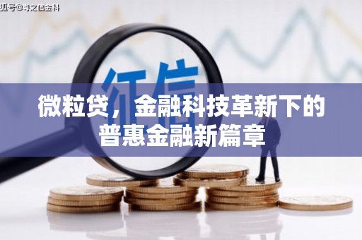 涉县微粒贷，金融科技革新下的普惠金融新篇章