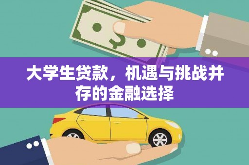涉县大学生贷款，机遇与挑战并存的金融选择
